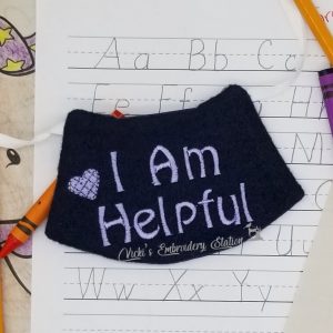 Encouragement Buddies I Am Helpful w/Heart Cape VES