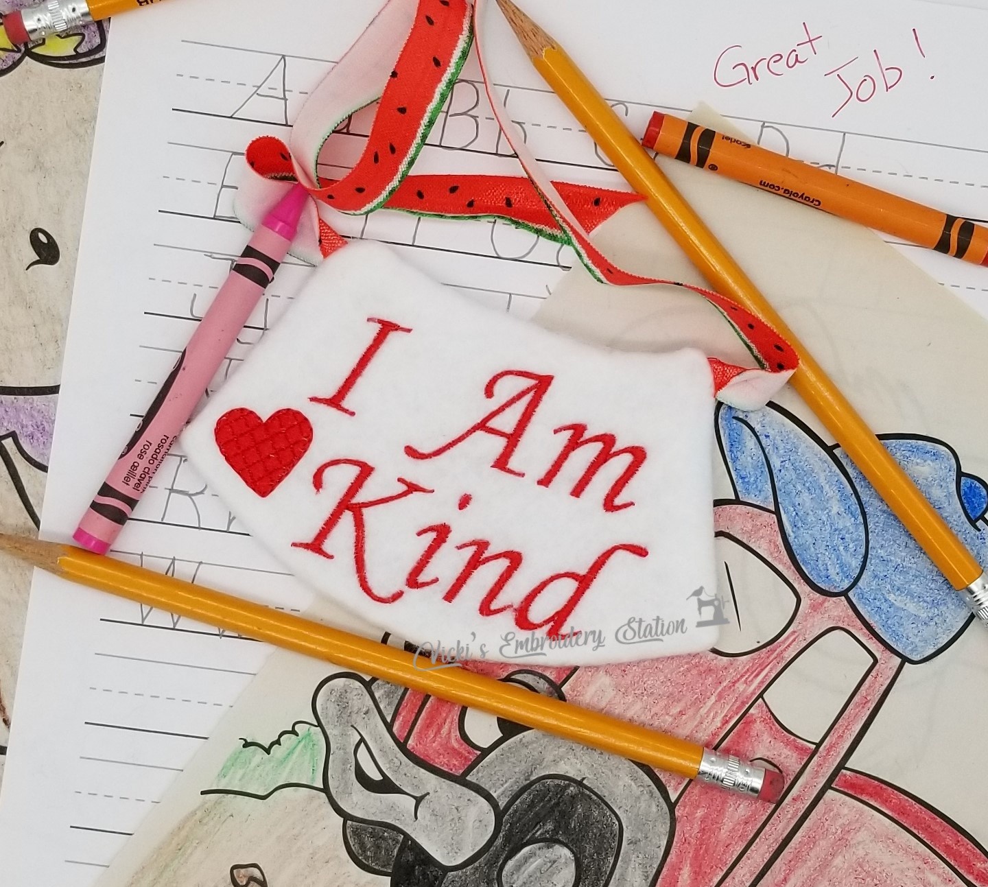 Encouragement Buddies I Am Kind w/Heart Cape VES