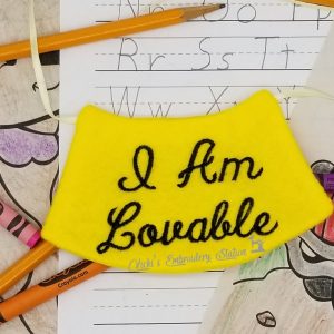 Encouragement Buddies I Am Lovable Cape VES