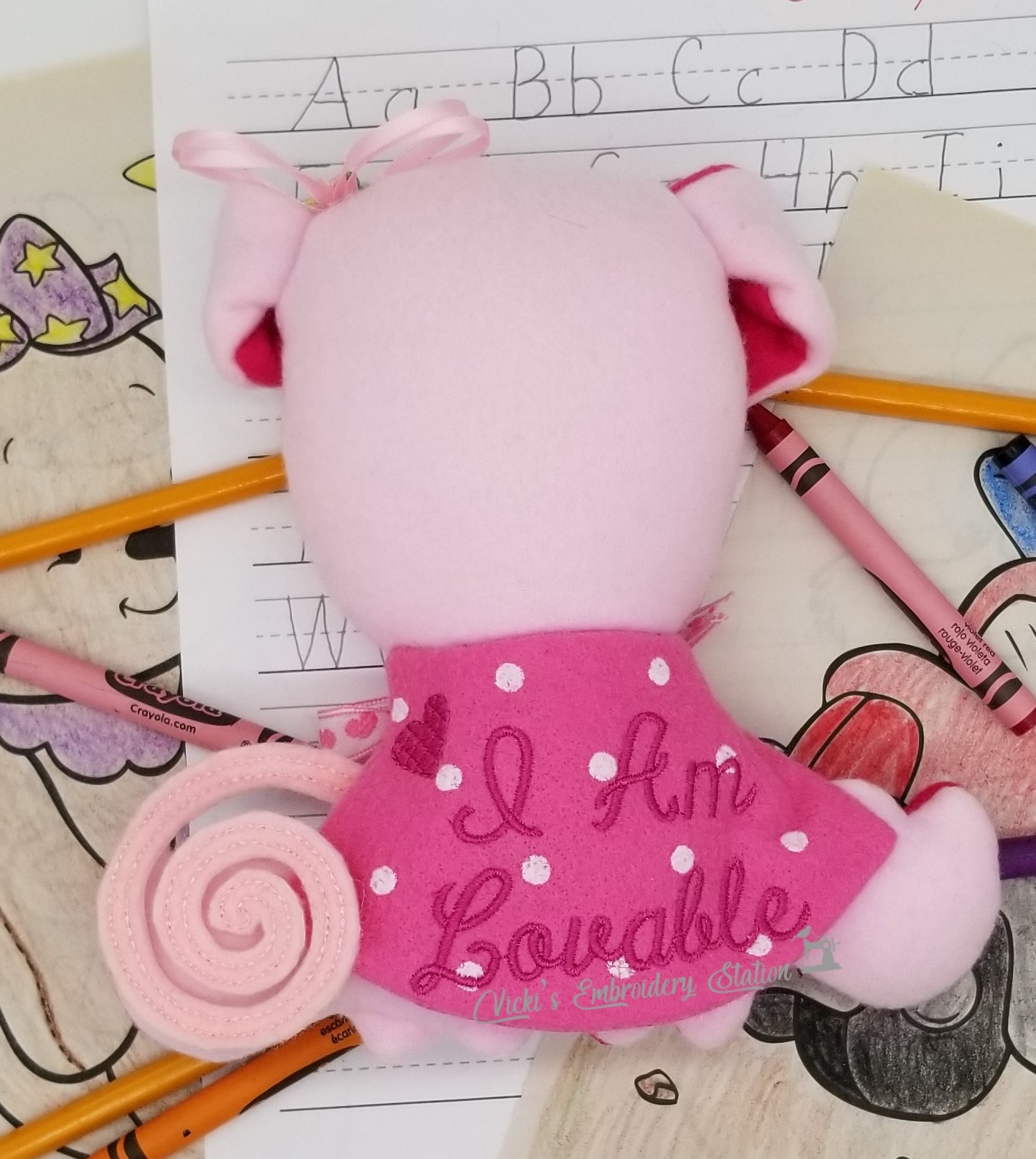 Encouragement Buddies I Am Lovable w/Heart Cape VES - Image 2