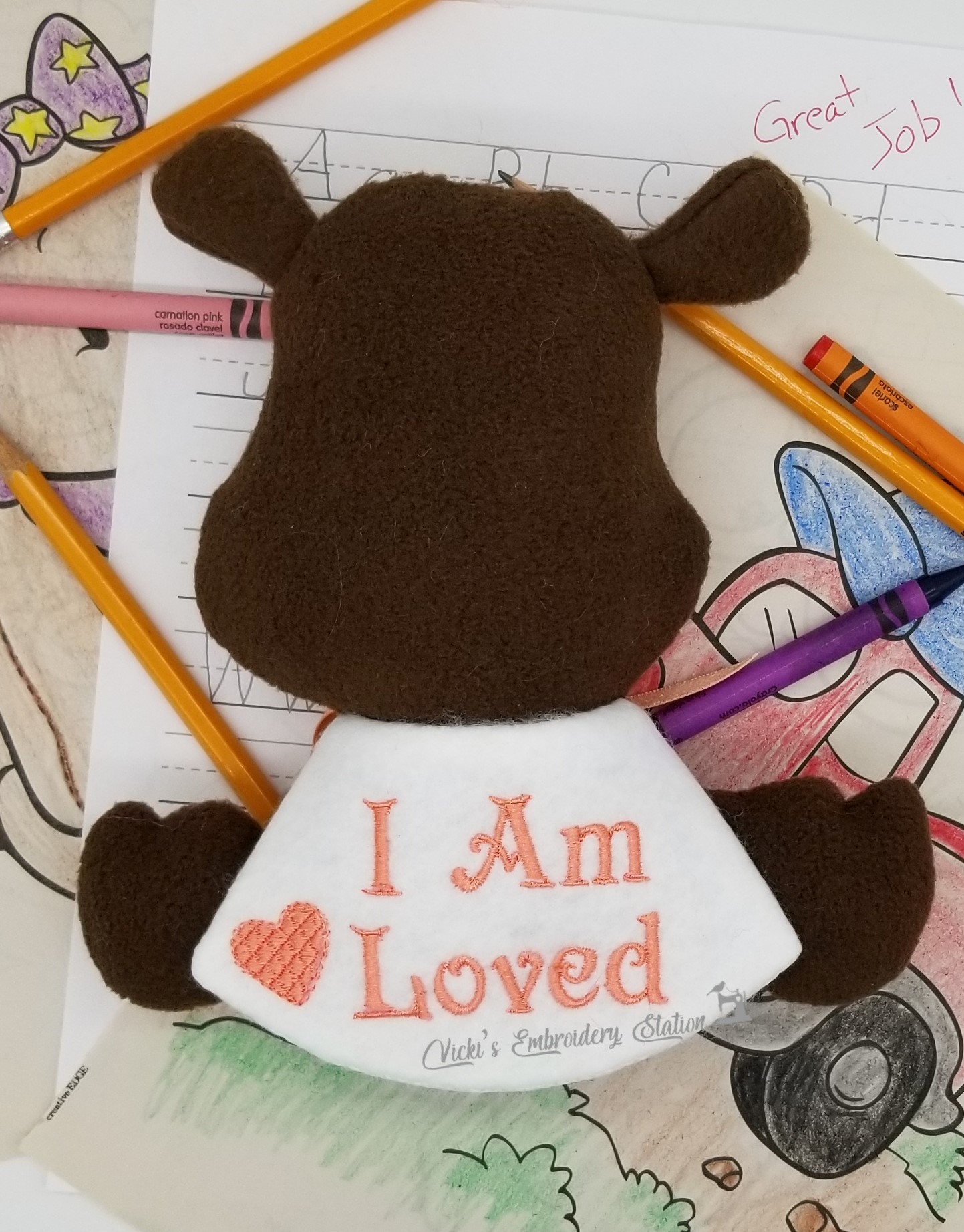 Encouragement Buddies I Am Loved w/Heart Cape VES - Image 2