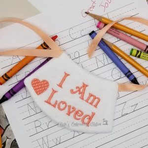 Encouragement Buddies I Am Loved w/Heart Cape VES