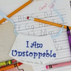 Encouragement Buddies I Am Unstoppable Cape VES