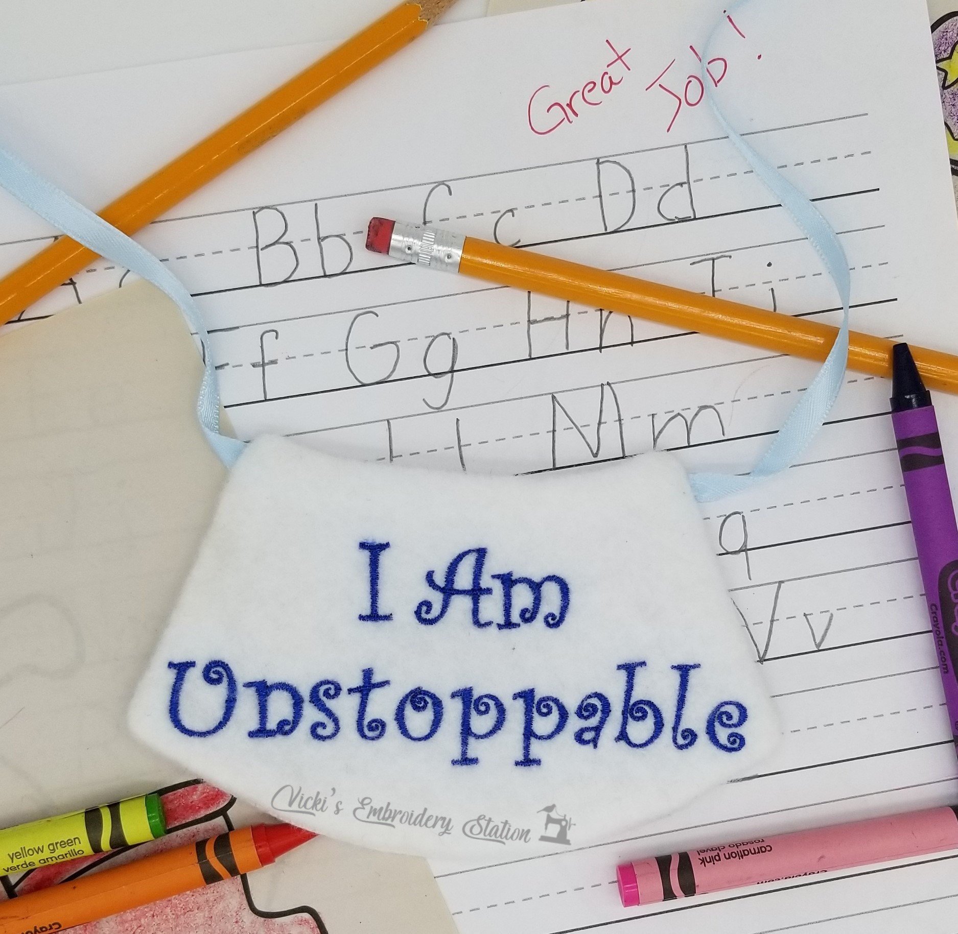 Encouragement Buddies I Am Unstoppable Cape VES