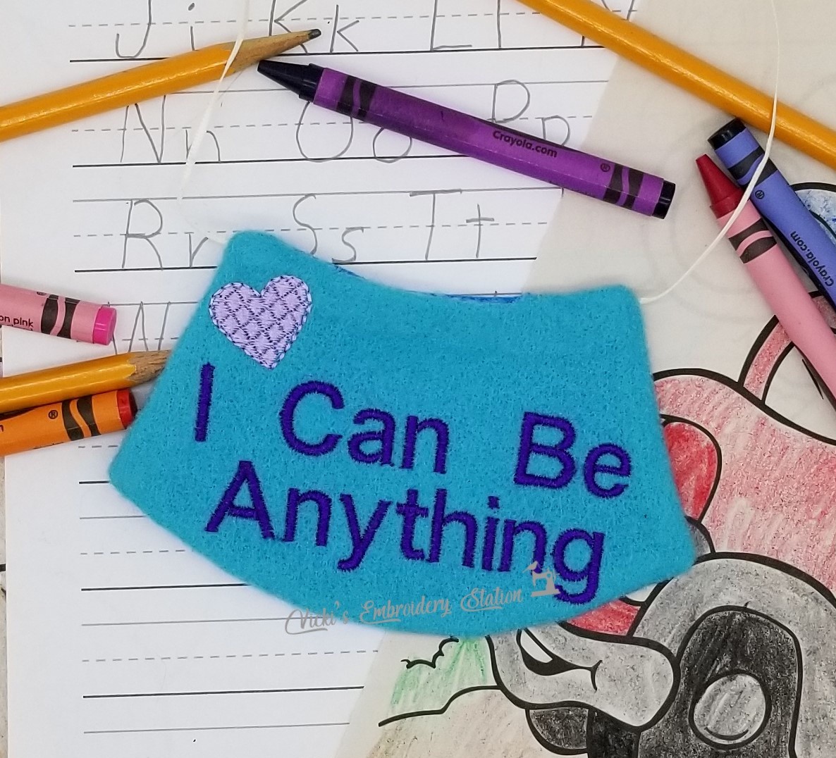 Encouragement Buddies I Can Be Anything w/Heart Cape VES