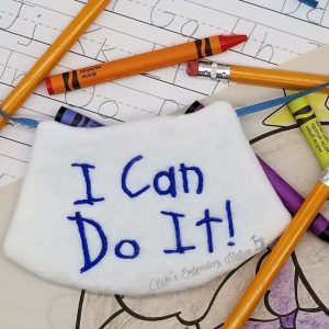Encouragement Buddies I Can Do It Cape VES