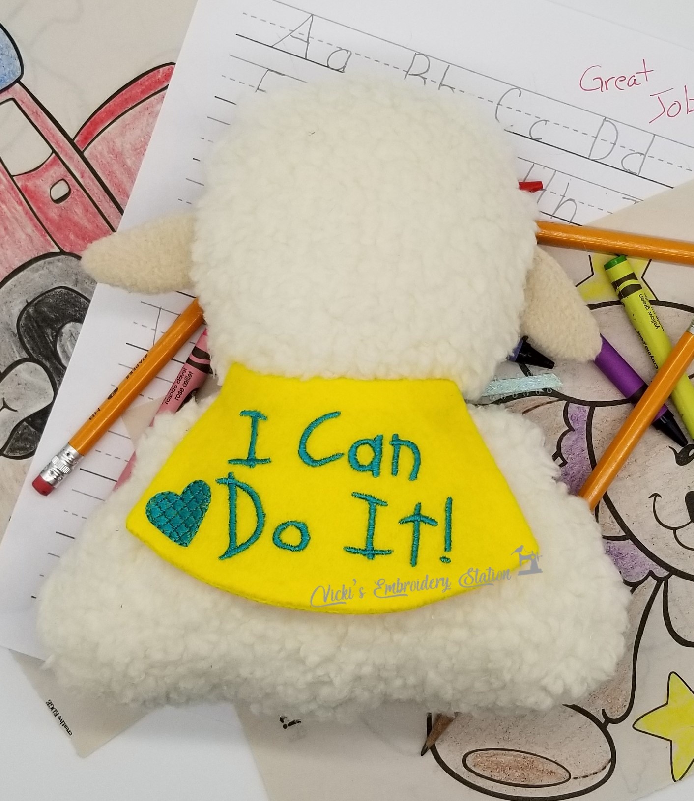 Encouragement Buddies I Can Do It w/Heart Cape VES - Image 2