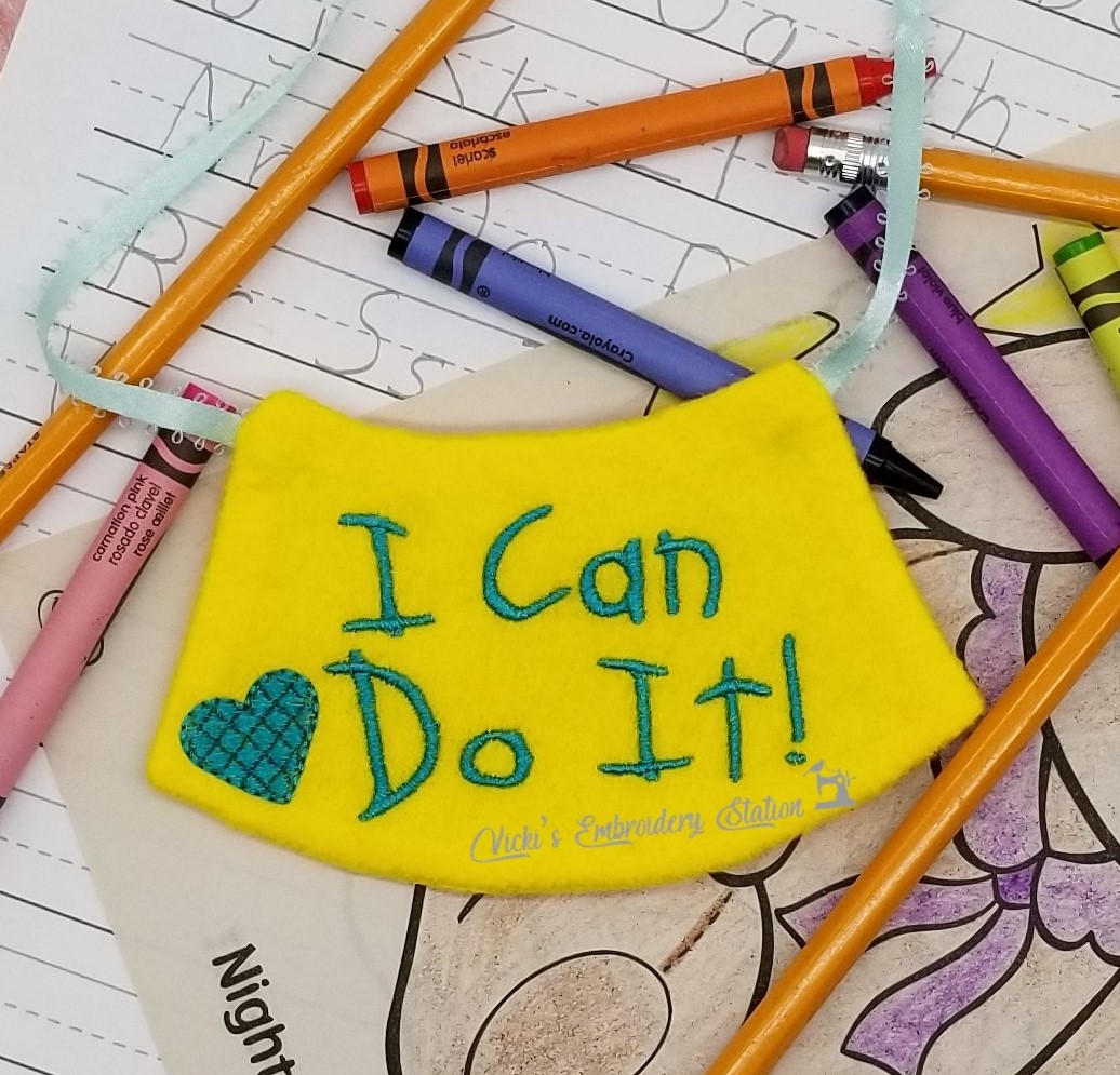 Encouragement Buddies I Can Do It w/Heart Cape VES