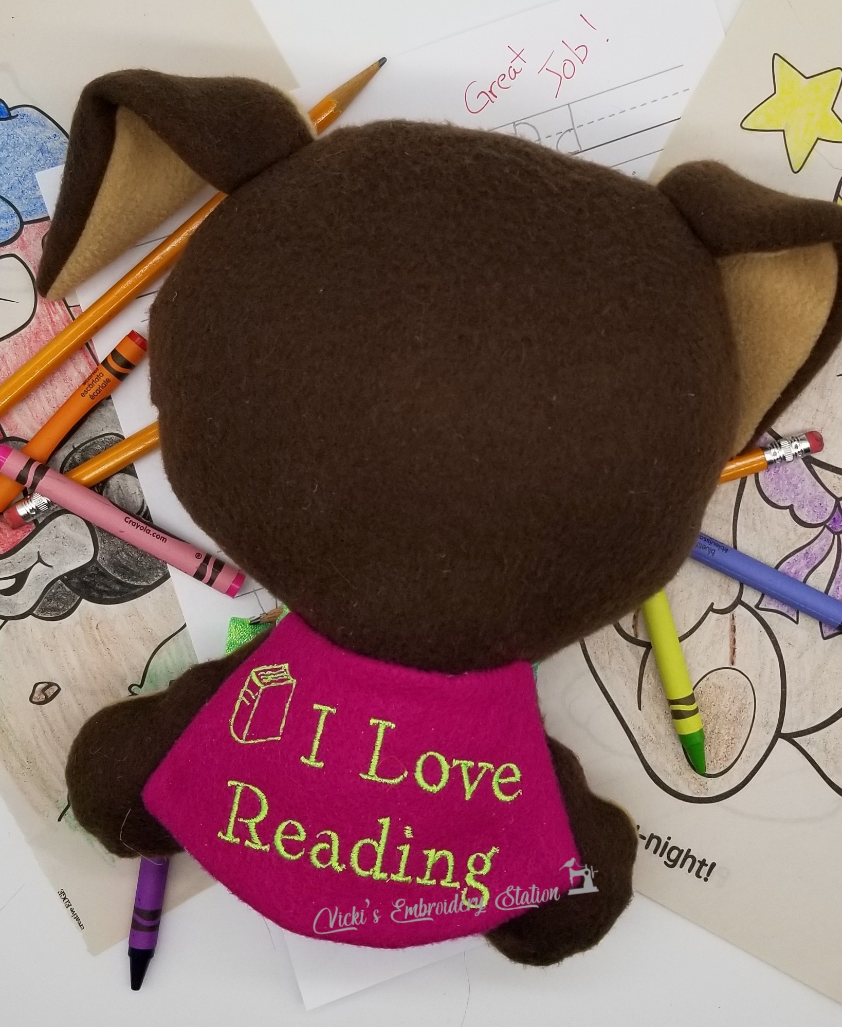Encouragement Buddies I Love Reading Cape VES - Image 2