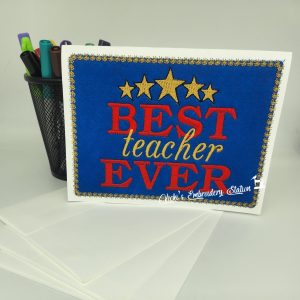 Best Teacher Ever Greeting Card
