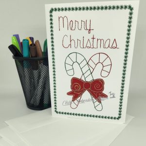 Candy Cane Greeting Card
