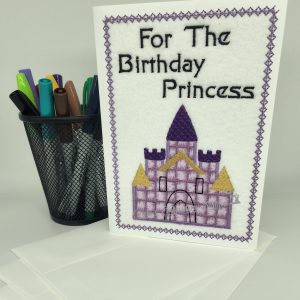 Castle Princess Birthday Greeting Card