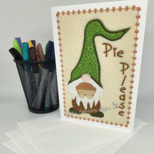 Gnome Pie Please Greeting Card