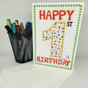 Happy 1st Birthday Greeting Card