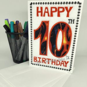 Happy 10th Birthday Greeting Card