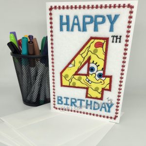 Happy 4th Birthday Greeting Card