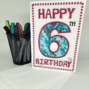 Happy 6th Birthday Greeting Card