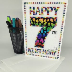 Happy 7th Birthday Greeting Card