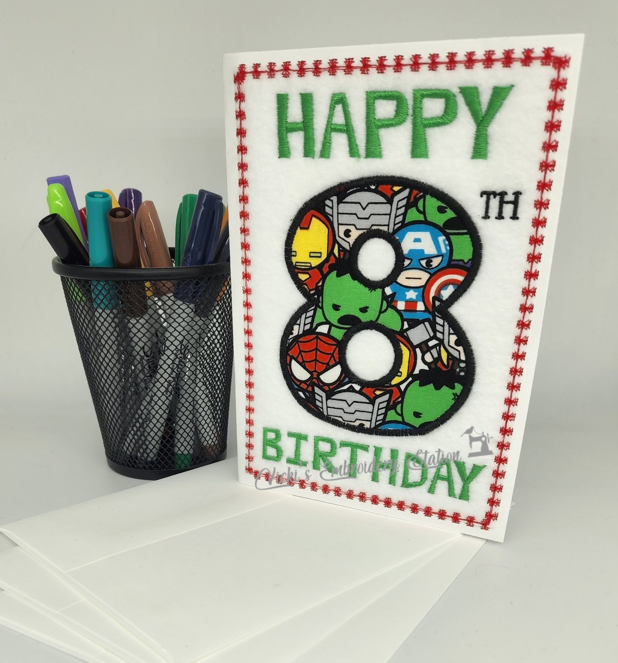 Happy 8th Birthday Greeting Card