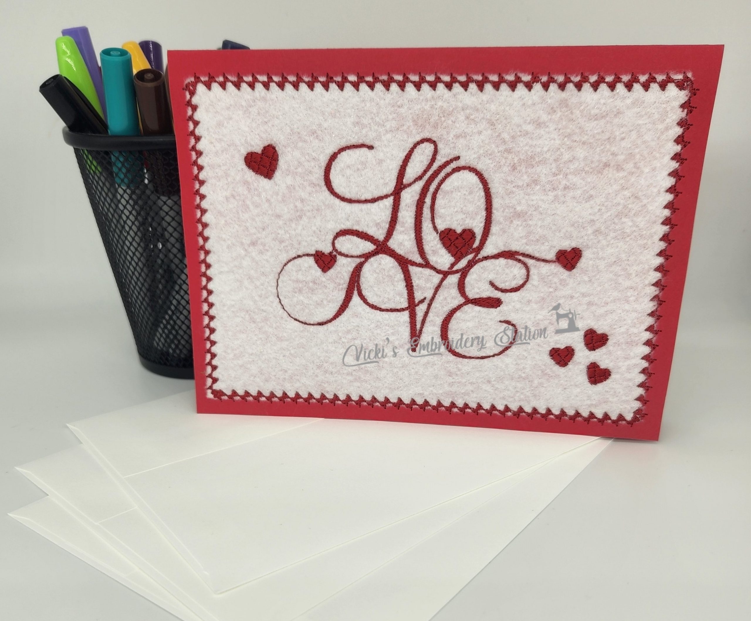 Love Hearts Greeting Card