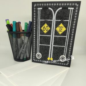 Over the Hill Walker Birthday Greeting Card