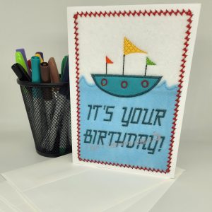 Sailboat Birthday Greeting Card
