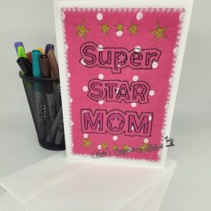 Super Star Mom Greeting Card