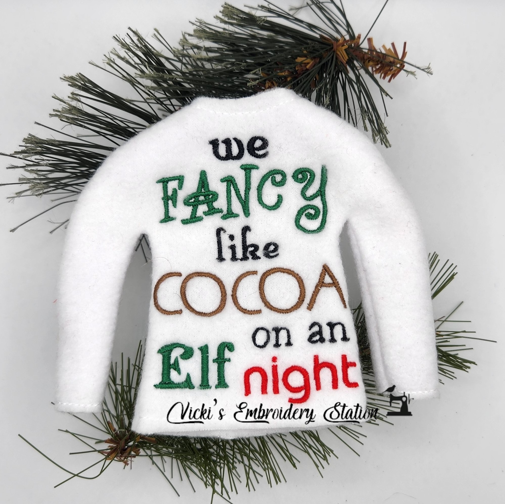 Fancy Like Cocoa Elf Sweater VES
