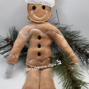 Gingerbread Man Elf Costume VES