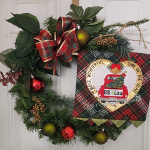 Most Wonderful Time of The Year Red Truck Heart VES
