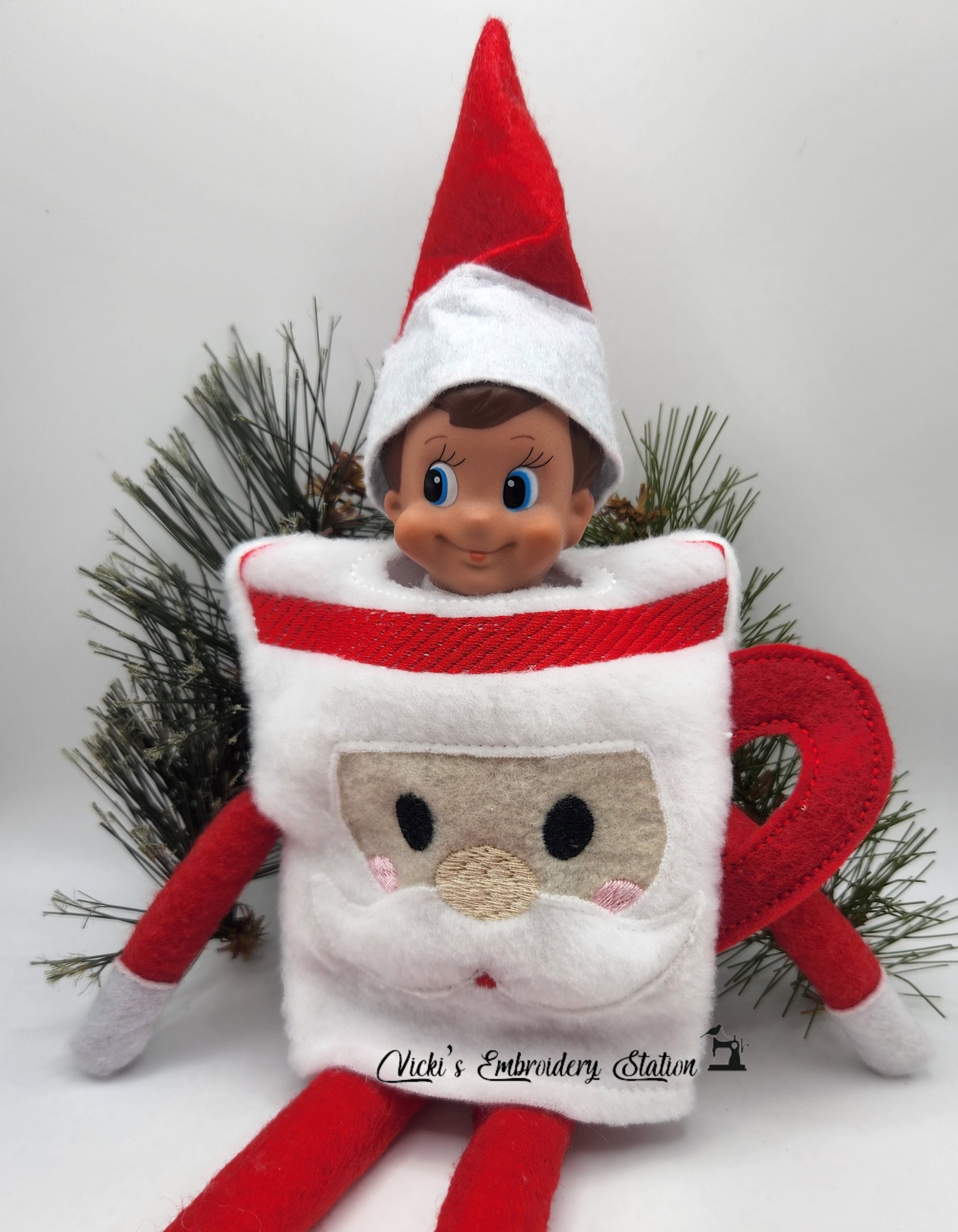 Santa Mug Elf Costume