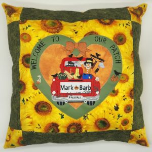 Scarecrow Pumpkins Red Truck Heart VES