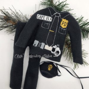 Policeman Elf Costume VES