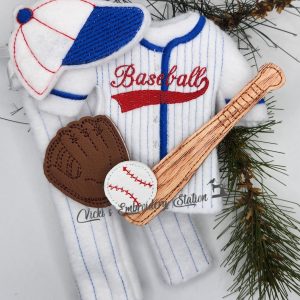 Baseball Elf Uniform and Accessories VES