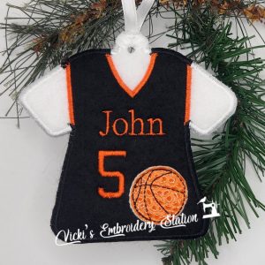 Basketball Jersey Ornament