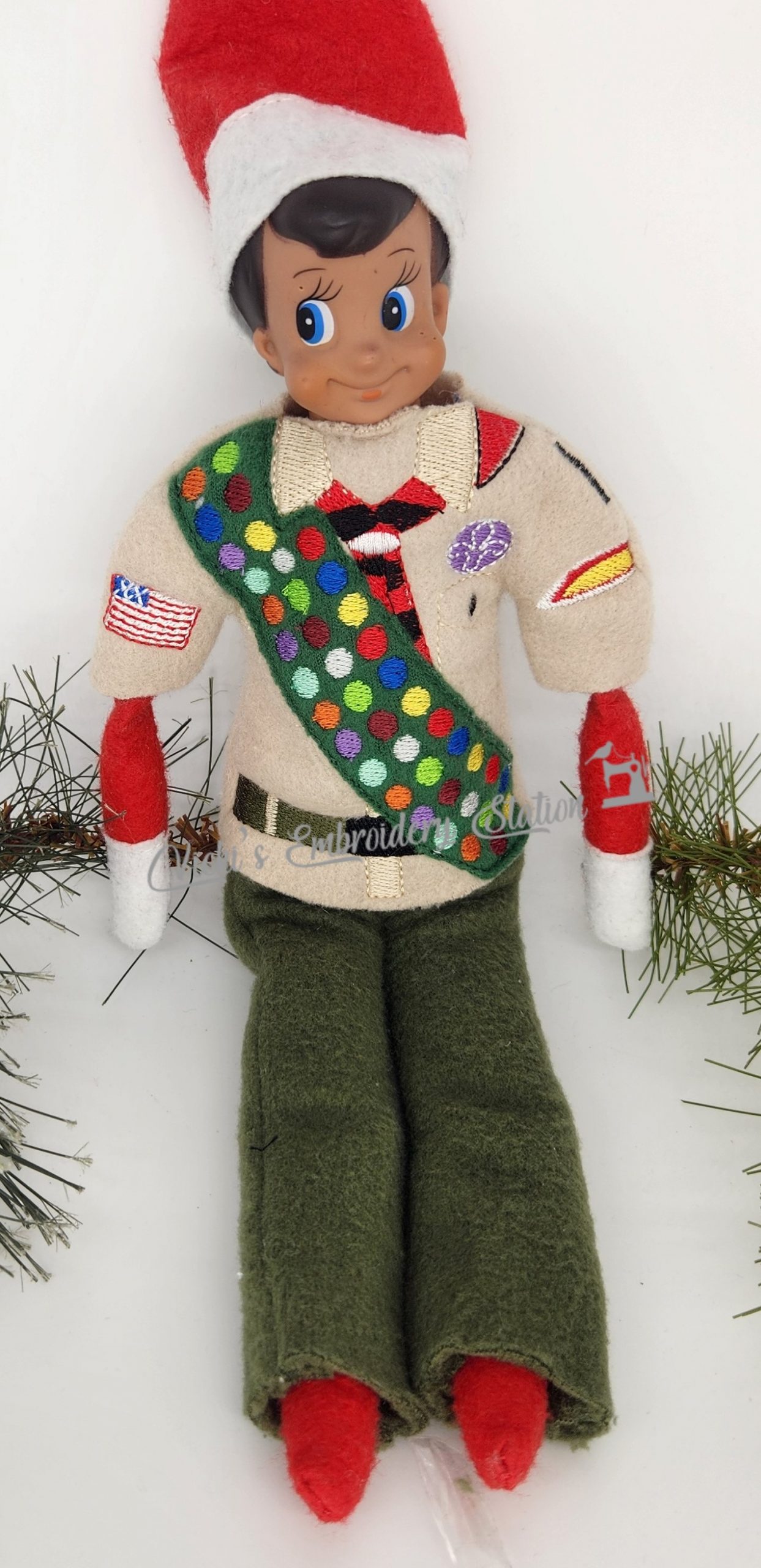 Boy Scouts Elf Uniform w/Sash VES - Image 2