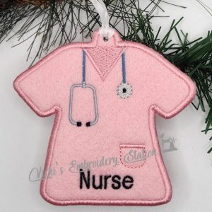 Nurse Scrubs Ornament VES