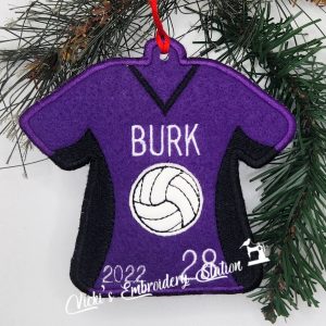 Volleyball Jersey Ornament
