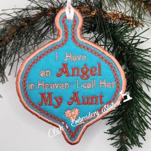 Angel In Heaven Ornament Aunt