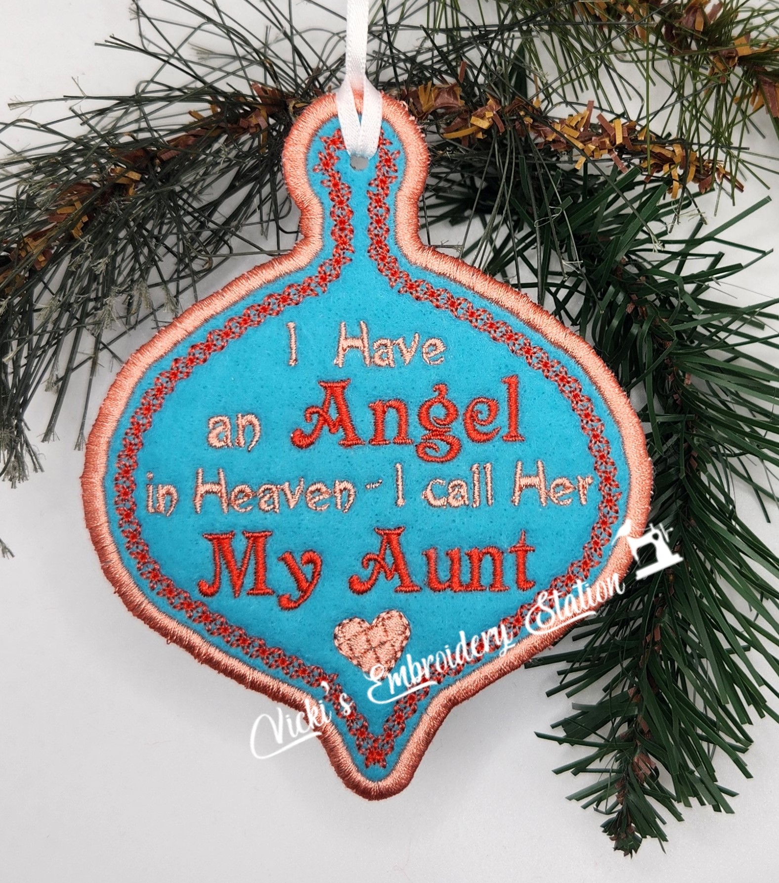 Angel In Heaven Ornament Aunt