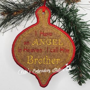 Angel In Heaven Ornament Brother
