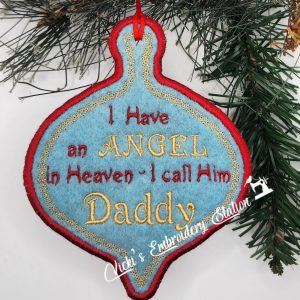 Angel In Heaven Ornament Daddy