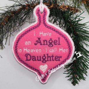 Angel In Heaven Ornament Daughter