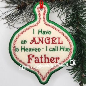 Angel In Heaven Ornament Father