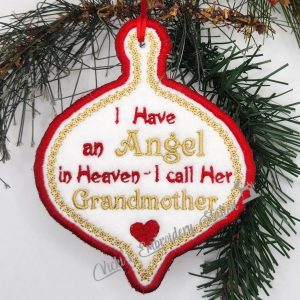 Angel In Heaven Ornament Grandmother