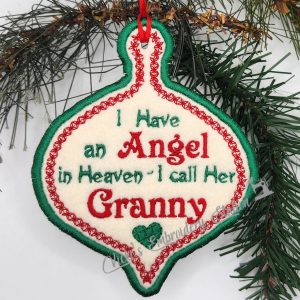 Angel In Heaven Ornament Granny