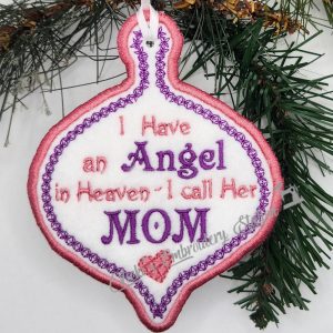Angel In Heaven Ornament Mom