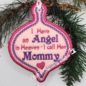 Angel In Heaven Ornament Mommy