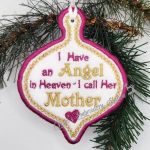Angel In Heaven Ornament Mother