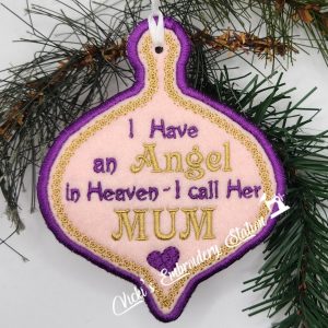 Angel In Heaven Ornament Mum